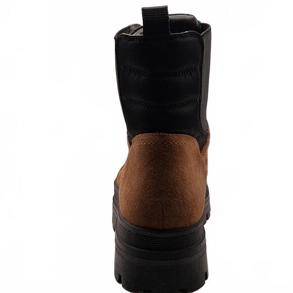 Marc Fisher Sashia Platform Combat Boot Womans Size 8 suede - Picture 2 of 8